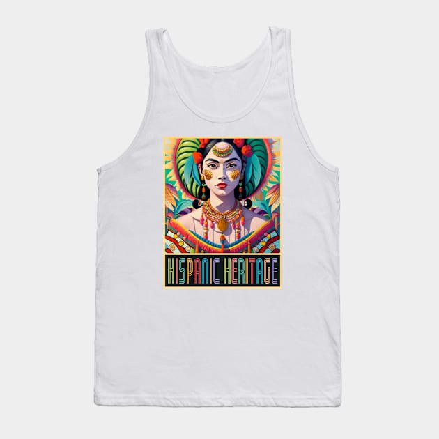 Hispanic Heritage Month Art Tank Top by Etopix